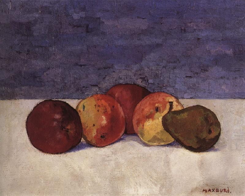 Stilleben mit Apfeln und Birne, Max Buri